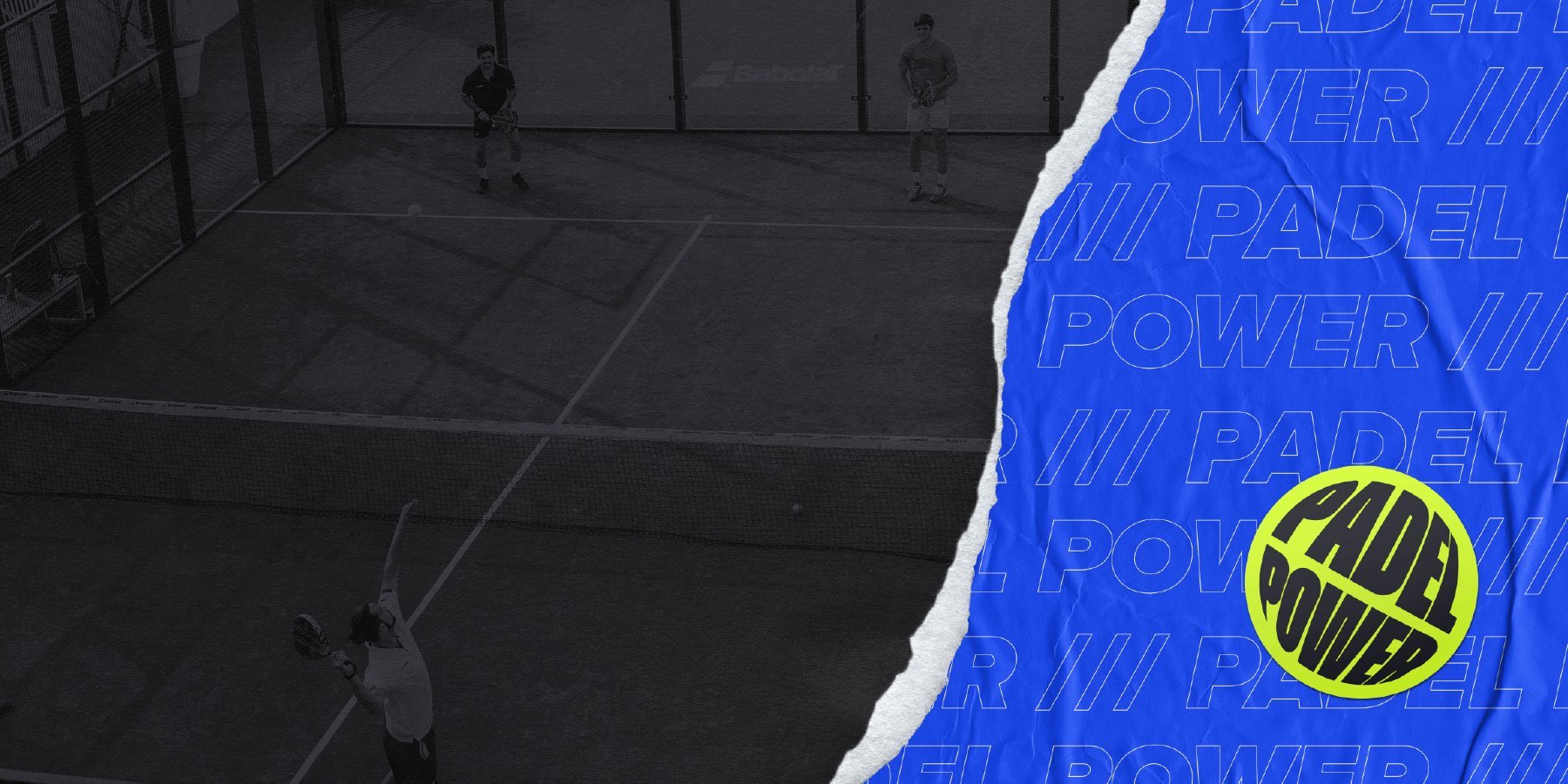 Powerleague padel banner